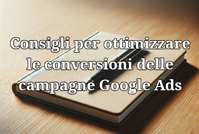 Consigli per ottimizzare le conversioni delle campagne Google Ads